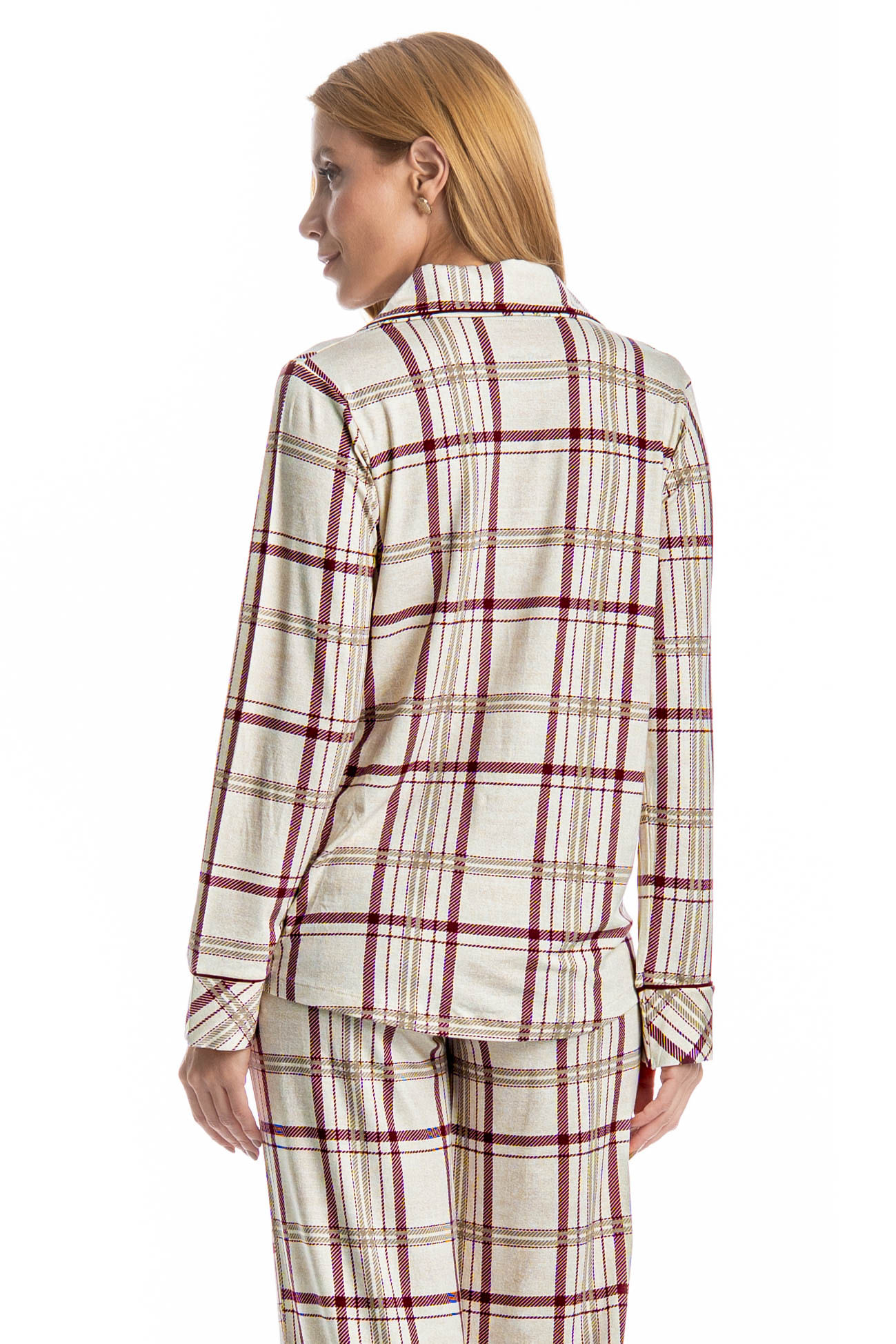 Pijama Feminino Longo Americano Jaque - Imagem 4 - Mobile