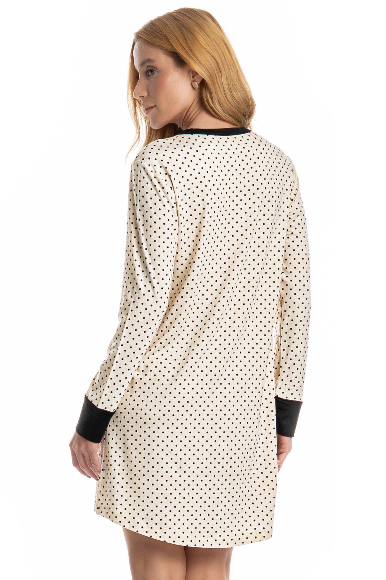 Camisão Feminino Manga Longa Sabrina - Imagem 2 - Mobile