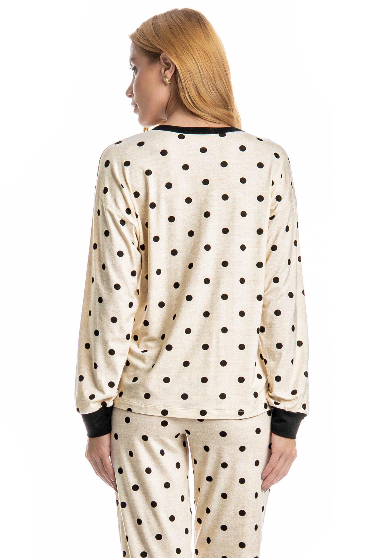 Pijama Feminino Longo Sabrina - Imagem 4 - Mobile