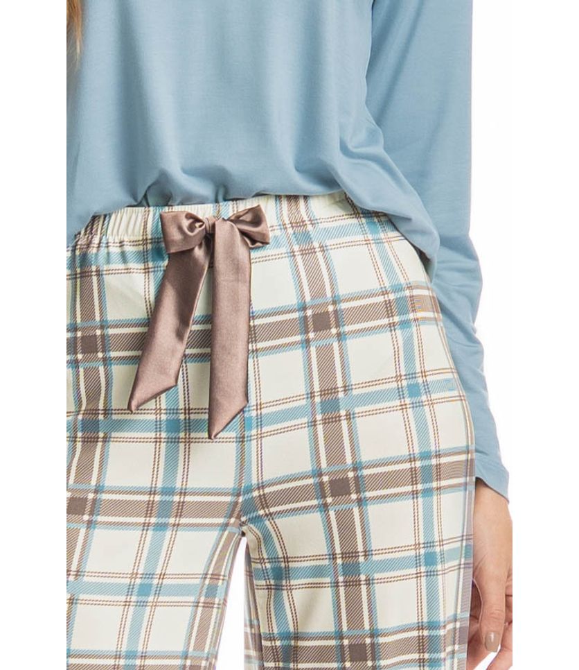 Pijama Feminino Longo Analu - Imagem 5 - Desktop