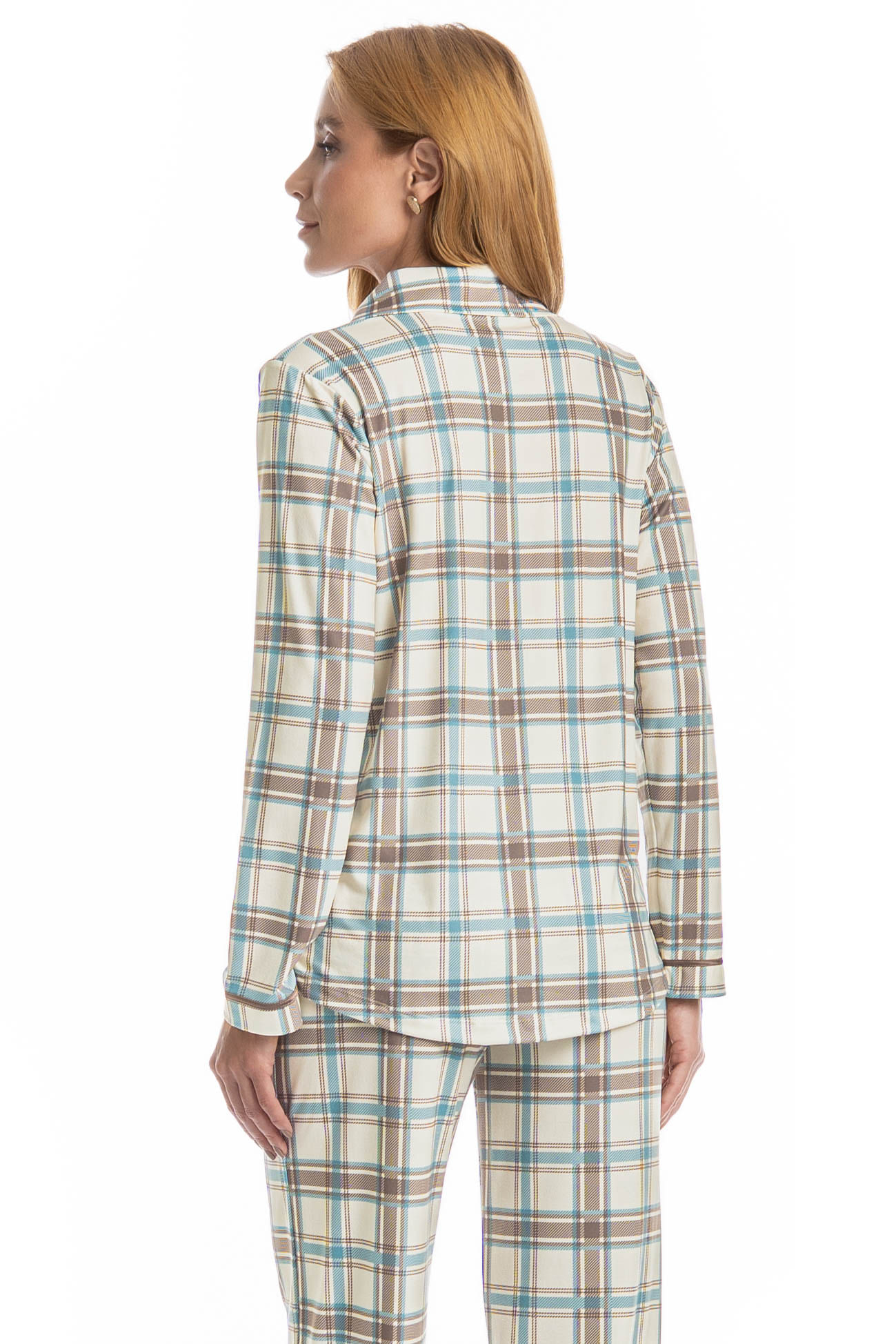 Pijama Feminino Longo Americano Analu - Imagem 4 - Mobile