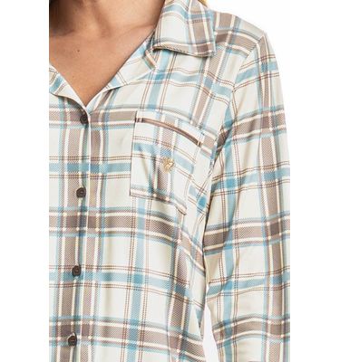 Pijama Feminino Longo Americano Analu - Imagem 5 - Mobile