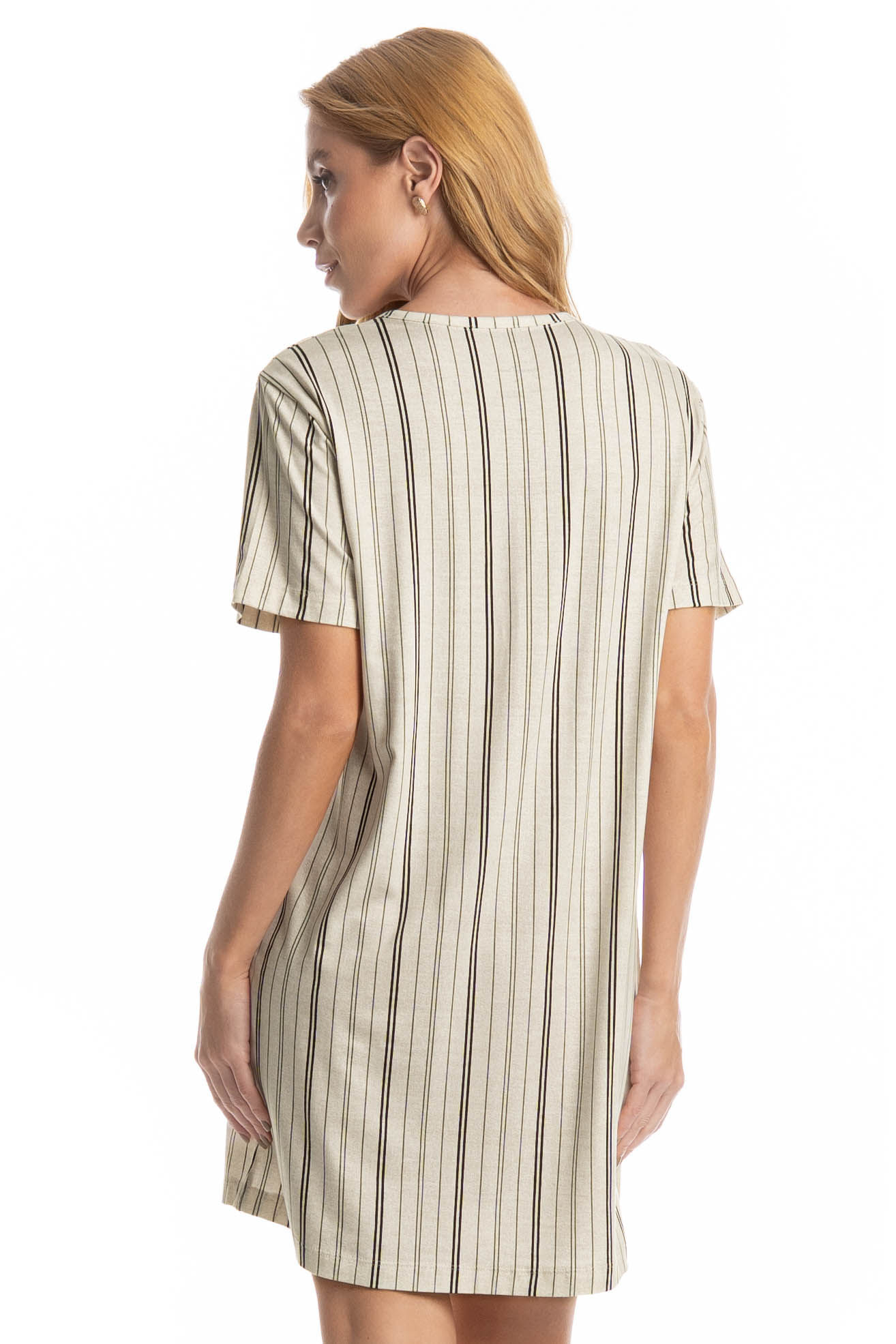 Camisão Feminino Leila Branco - Imagem 2
