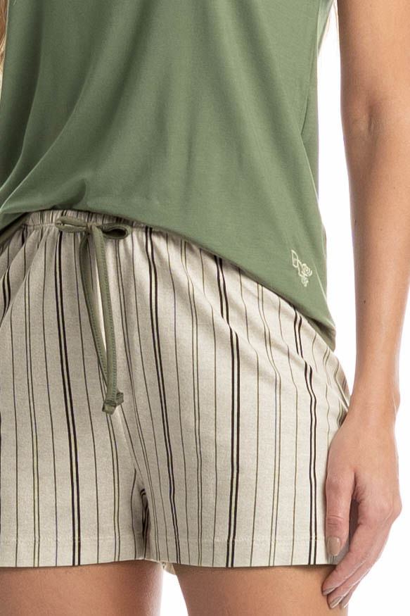 Pijama Feminino Curto Regata Leila - Imagem 5 - Mobile