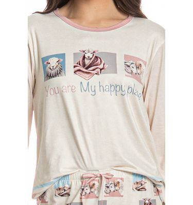 Pijama Feminino Longo Sheep - Imagem 5 - Mobile