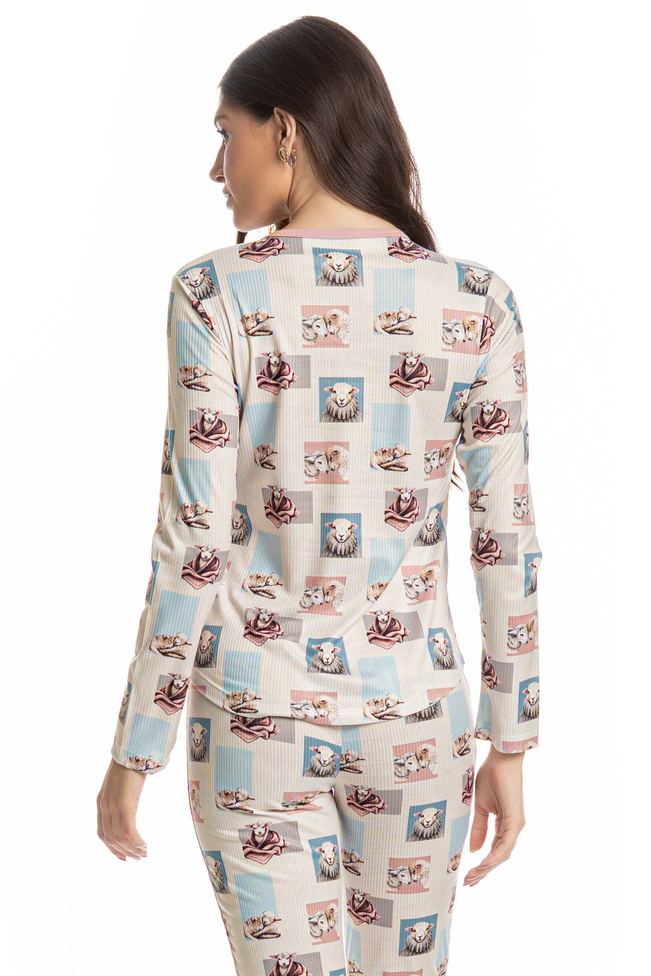 Pijama Slim Sheep - Imagem 4 - Mobile