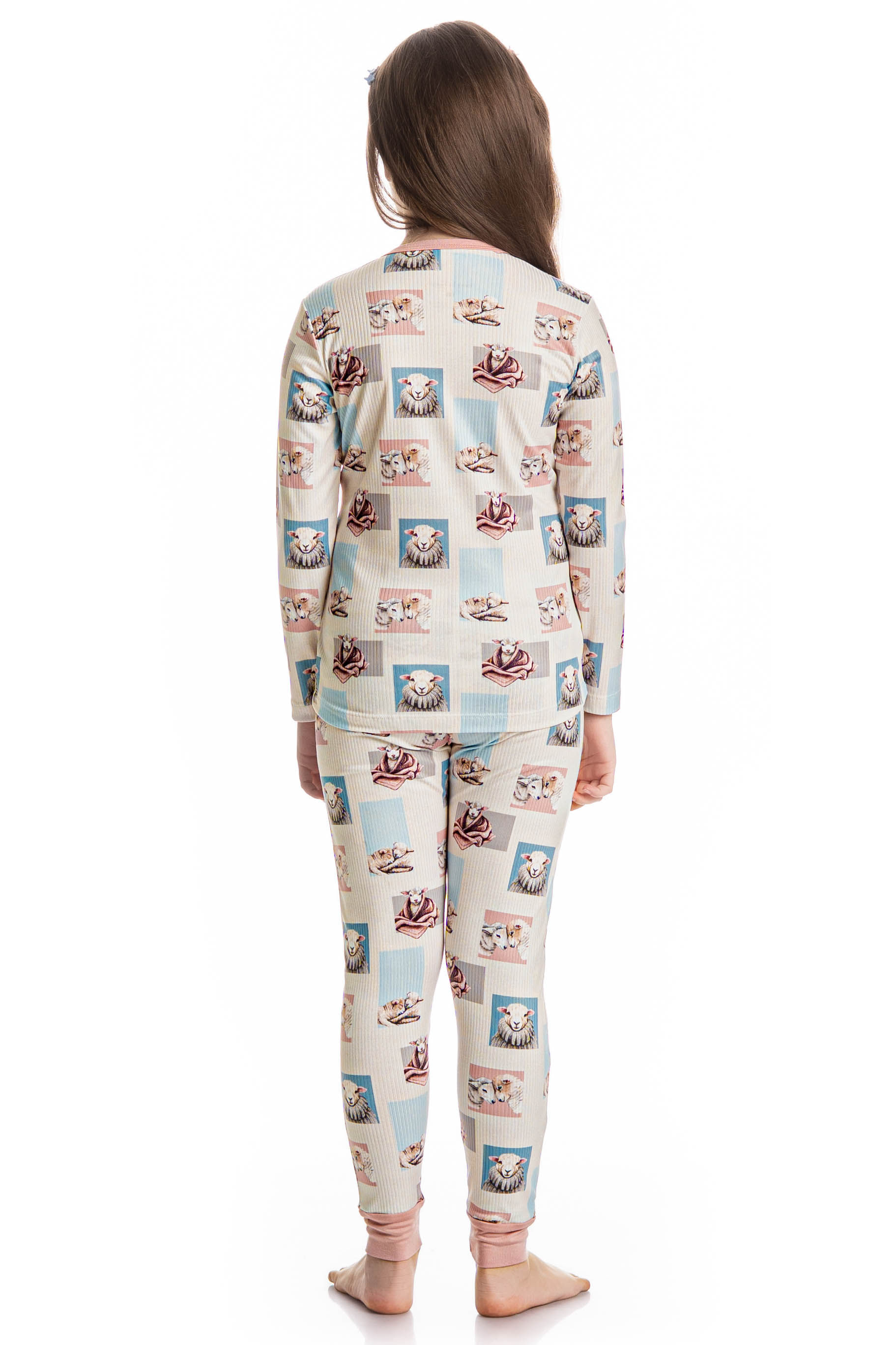 Pijama Infantil Slim Sheep Branco - Imagem 2