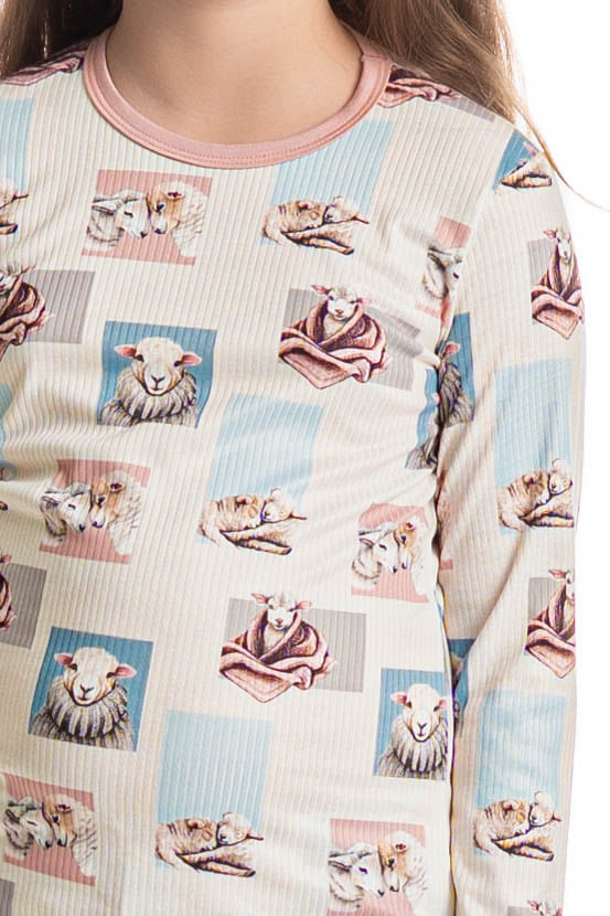 Pijama Infantil Slim Sheep - Imagem 5 - Mobile