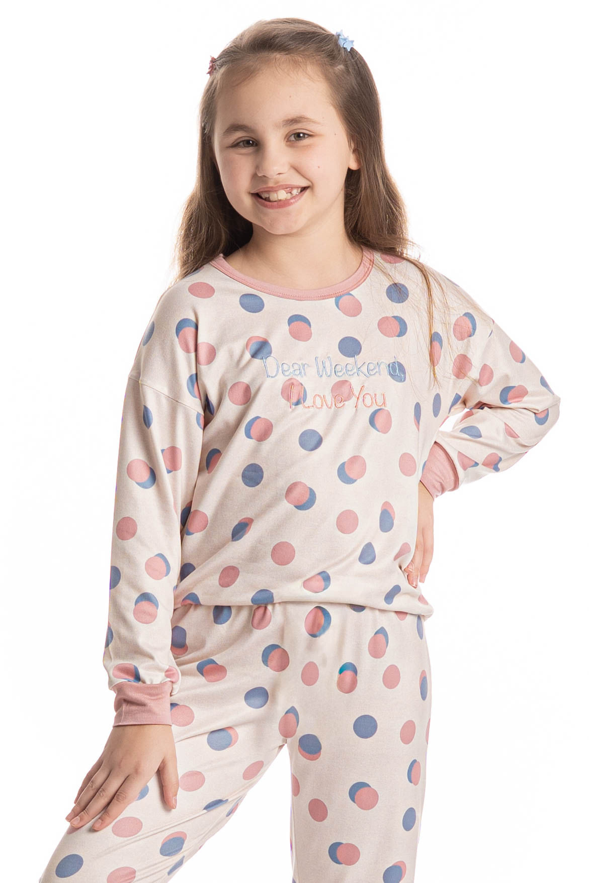 Pijama Longo Infantil Velvet Sheep - Imagem 3 - Mobile