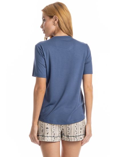 Pijama Feminino Curto Nina - Imagem 2 - Desktop