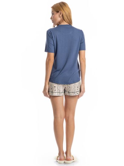 Pijama Feminino Curto Nina - Imagem 4 - Desktop