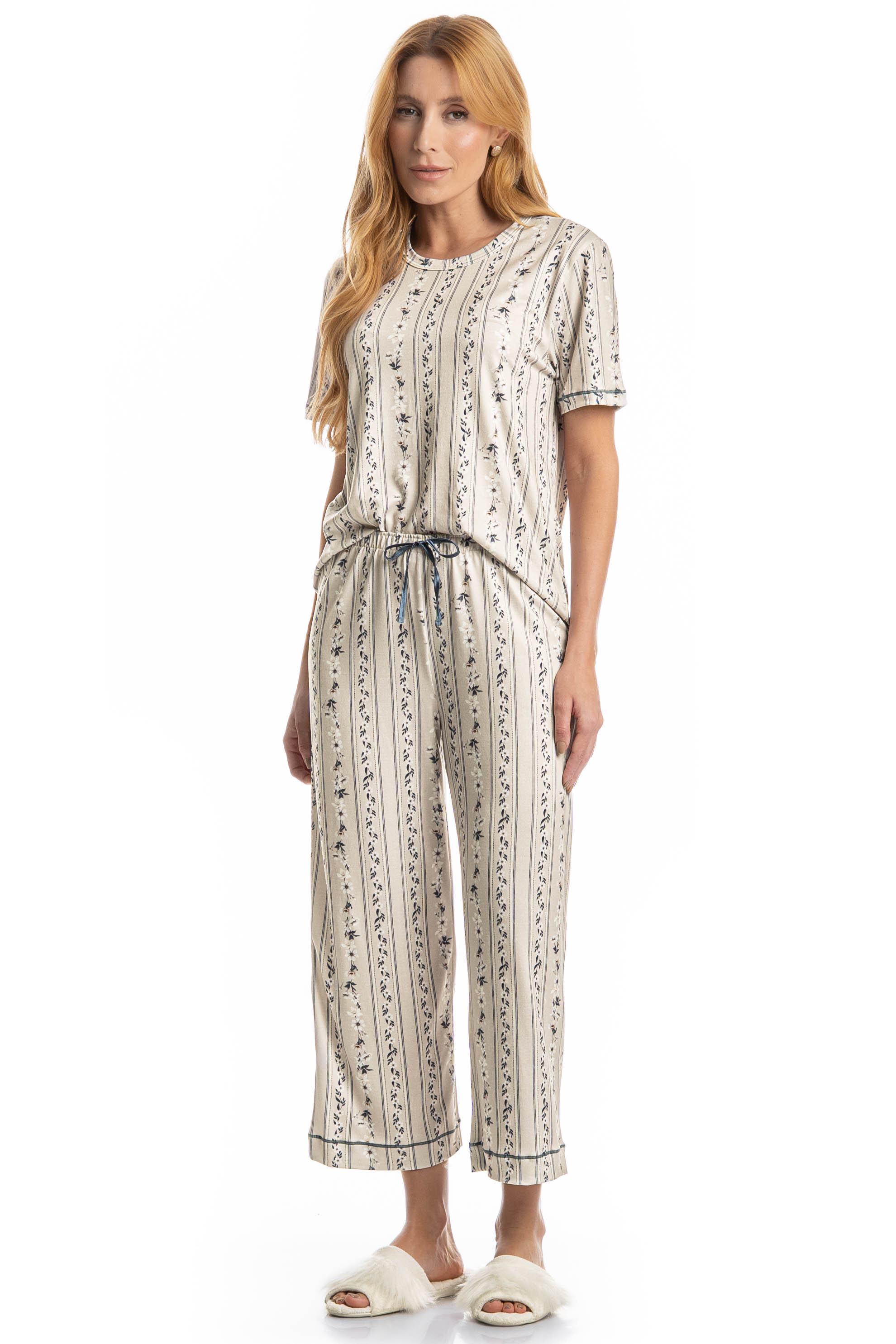 Pijama Feminino Capri Nina - Imagem 1