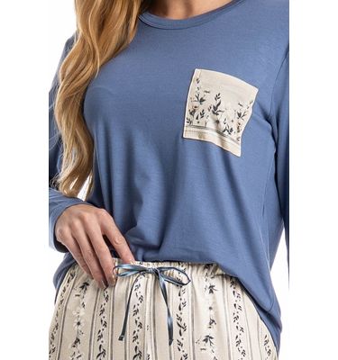 Pijama Feminino Longo Nina - Imagem 5 - Mobile