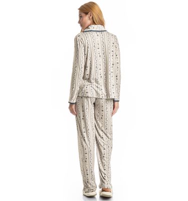 Pijama Longo Americano Nina - Imagem 2 - Mobile