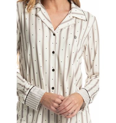 Pijama Feminino Longo Americano Melissa - Imagem 5 - Mobile