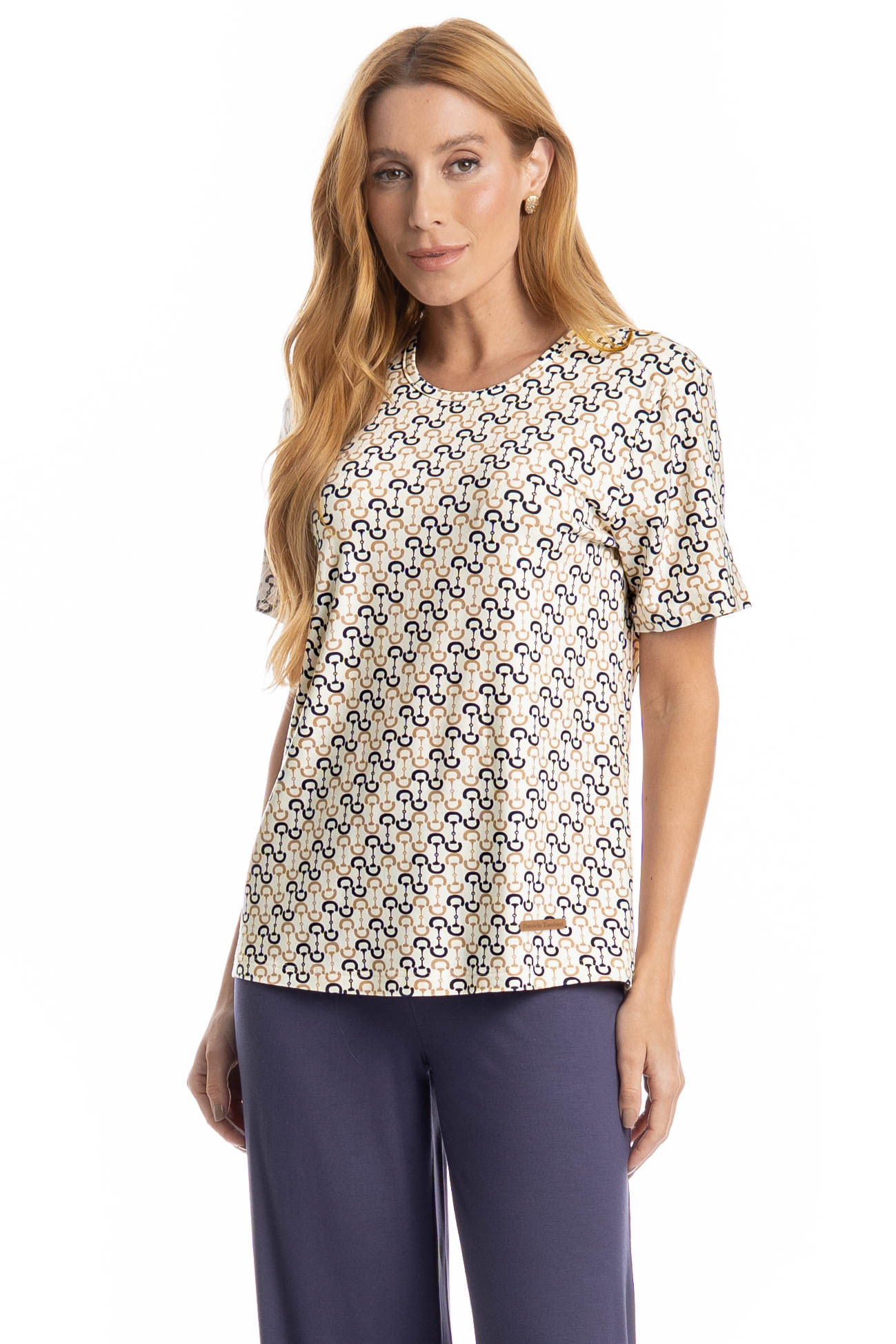Pijama Feminino Capri Rebeca - Imagem 3 - Mobile