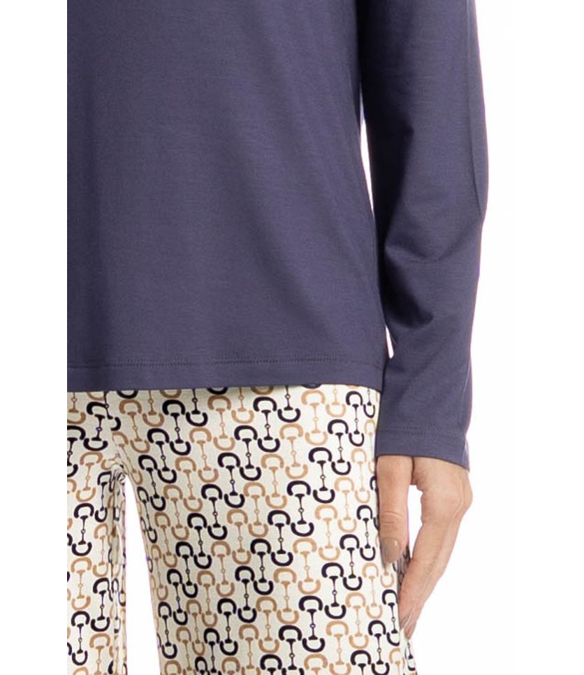 Pijama Feminino Longo Rebeca - Imagem 5 - Desktop
