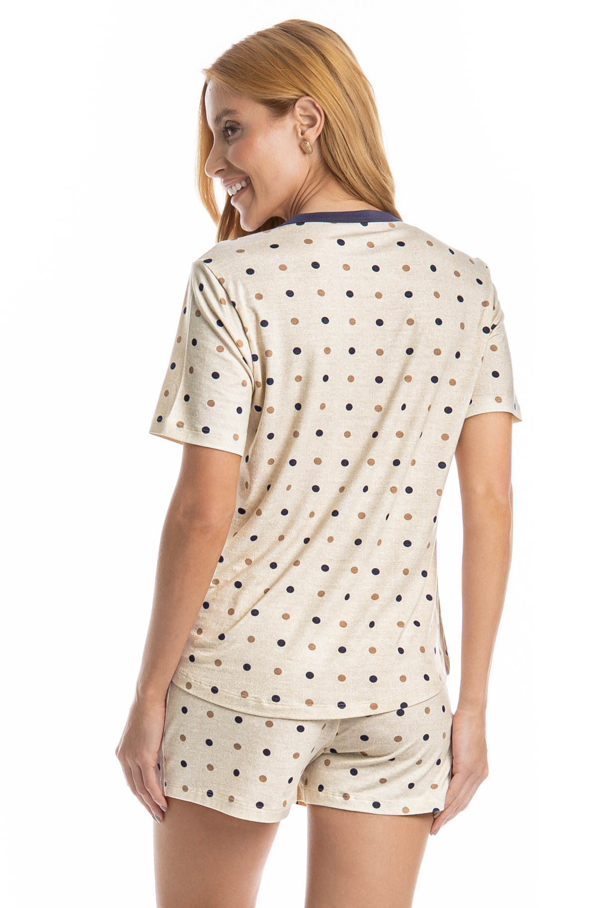Pijama Feminino Curto Pati Branco - Imagem 2