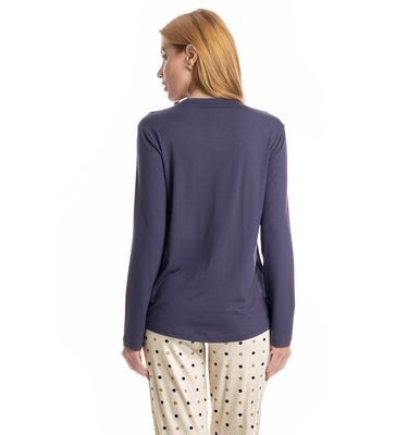 Pijama Feminino Longo Pati - Imagem 4 - Mobile