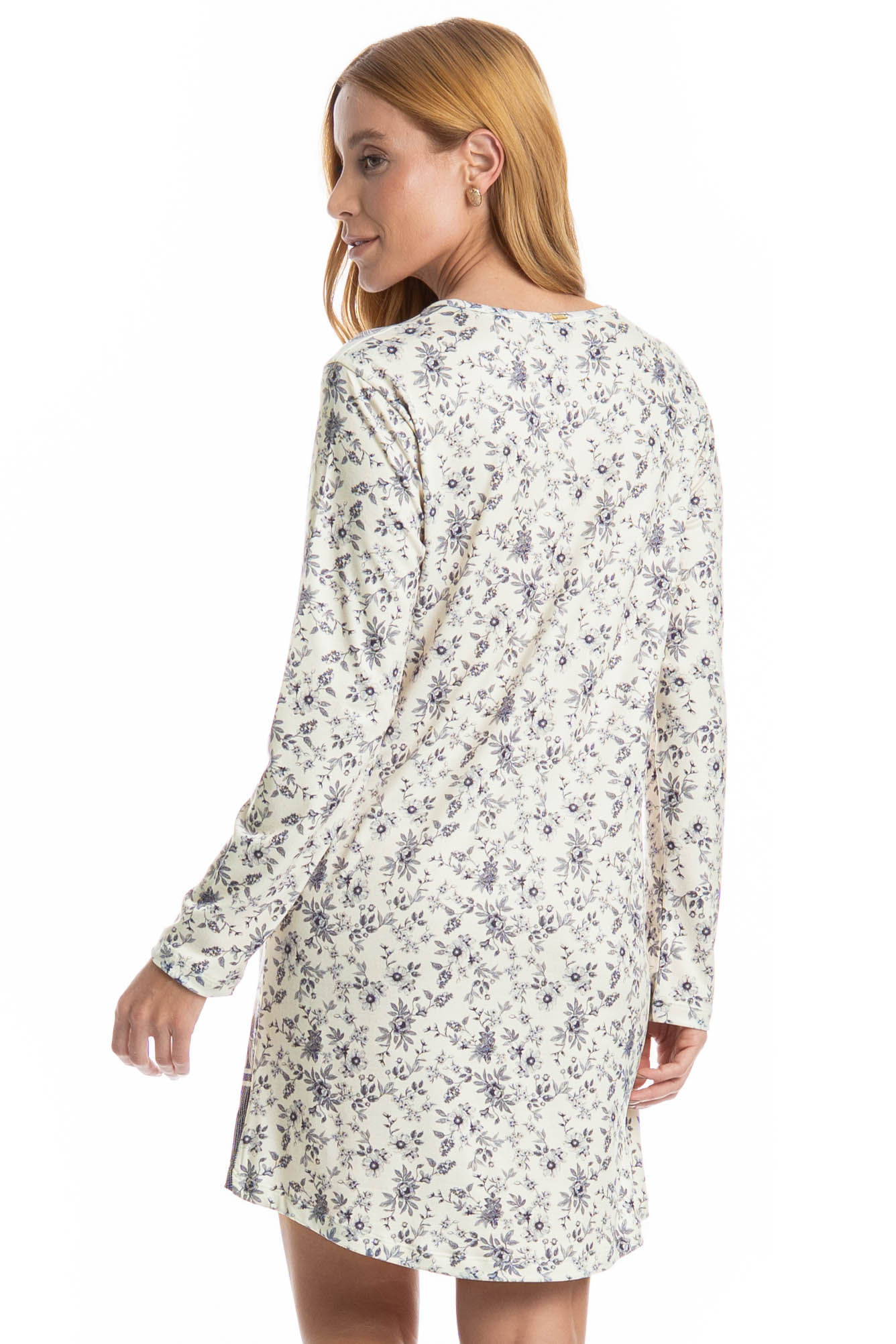Camisão Feminino Manga Longa Amália - Imagem 2 - Mobile