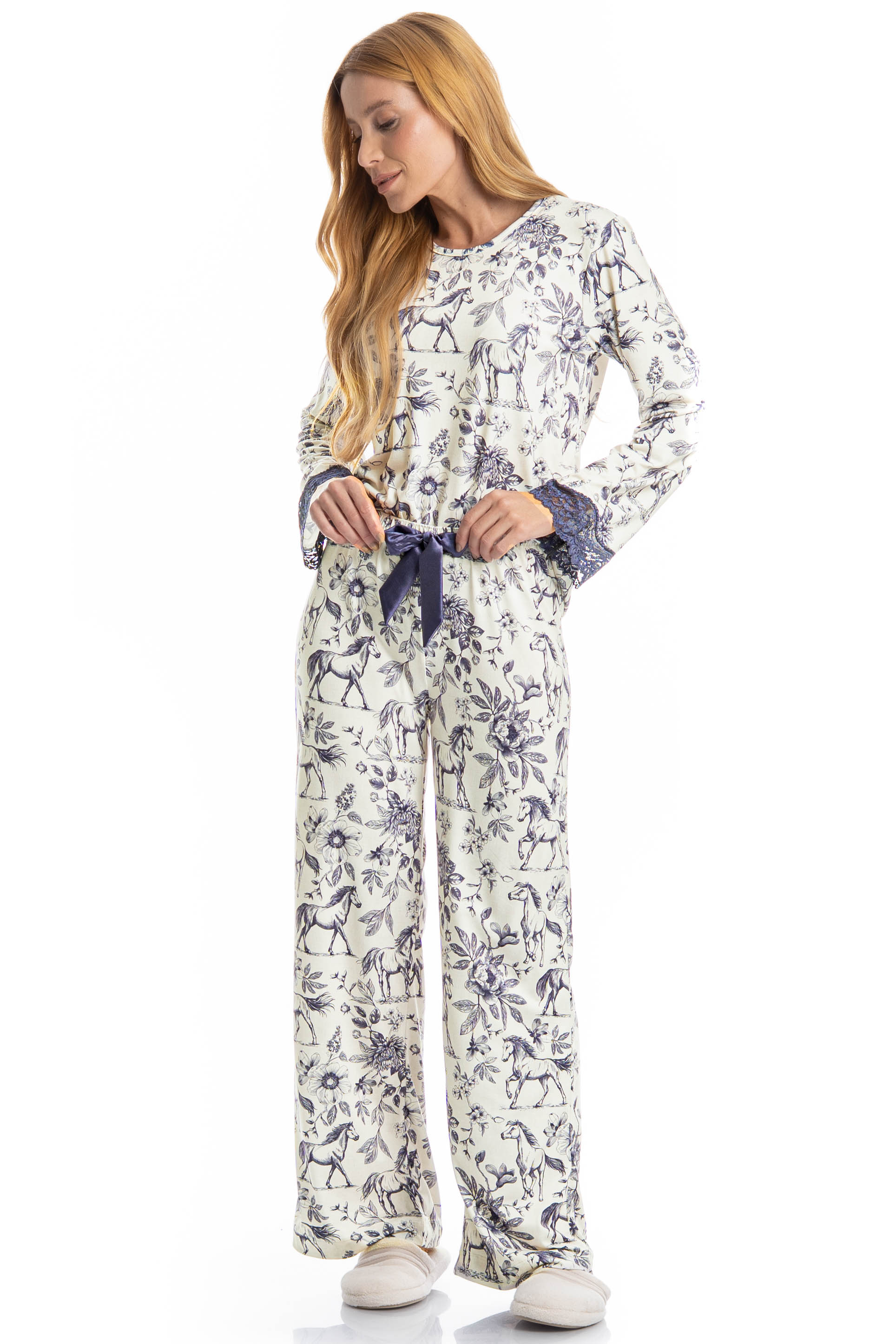Pijama Wide Leg Amália - Imagem 1