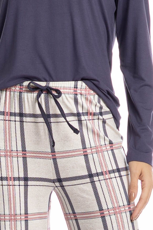 Pijama Feminino Longo Julia - Imagem 5 - Mobile