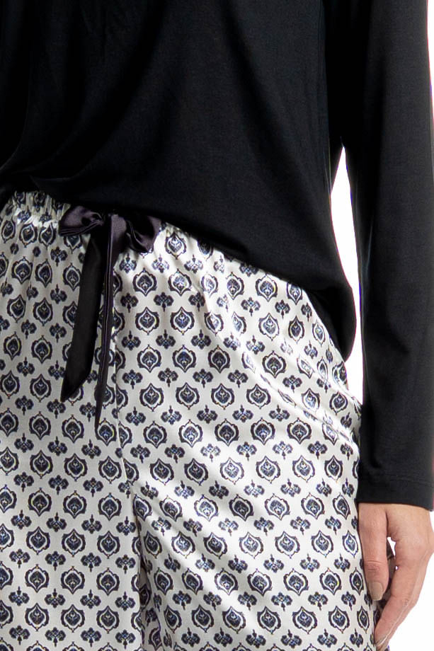 Pijama Feminino Longo Mia - Imagem 5 - Mobile