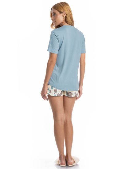 Pijama Feminino Curto Serena - Imagem 4 - Desktop