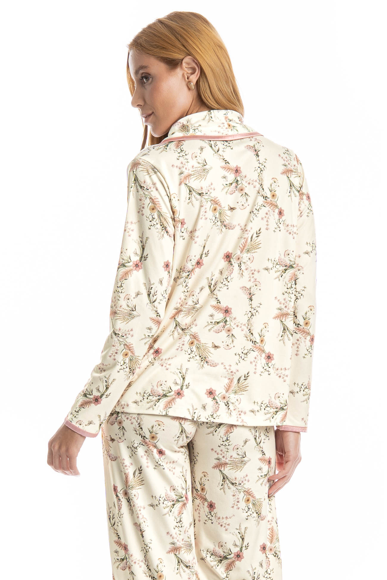 Pijama Longo Americano Alice - Imagem 4 - Mobile