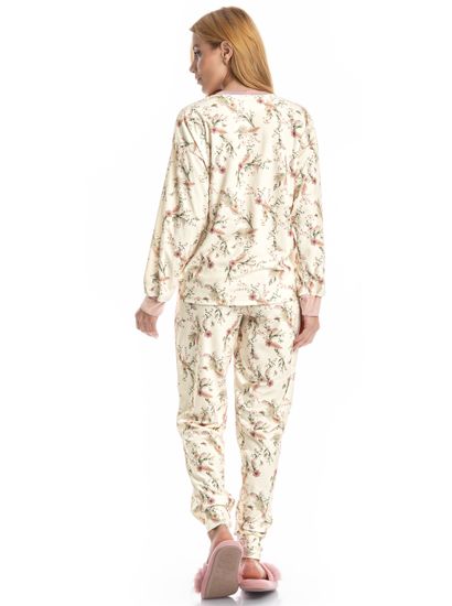 Pijama Longo Velvet Alice - Imagem 2 - Desktop