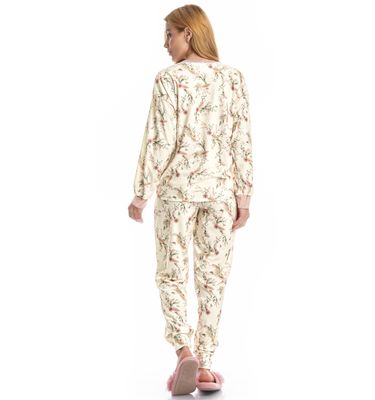 Pijama Longo Velvet Alice - Imagem 2 - Mobile