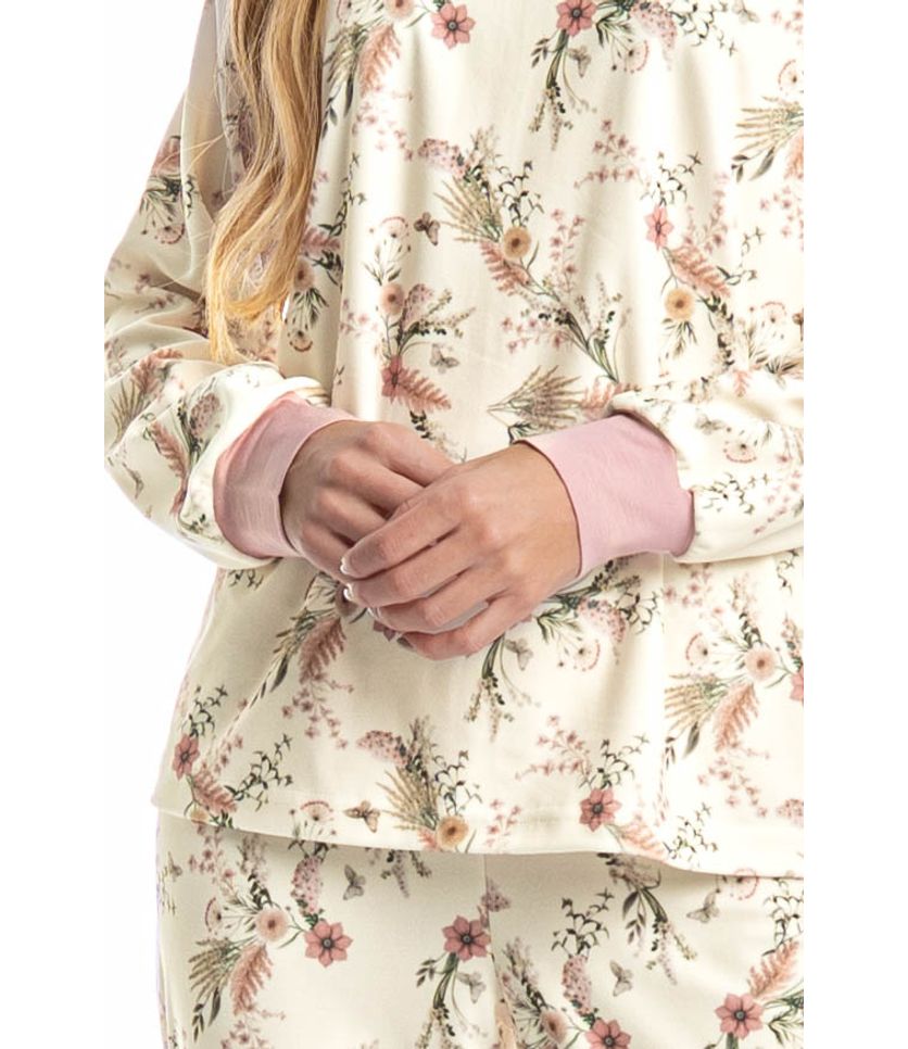Pijama Longo Velvet Alice - Imagem 5 - Desktop