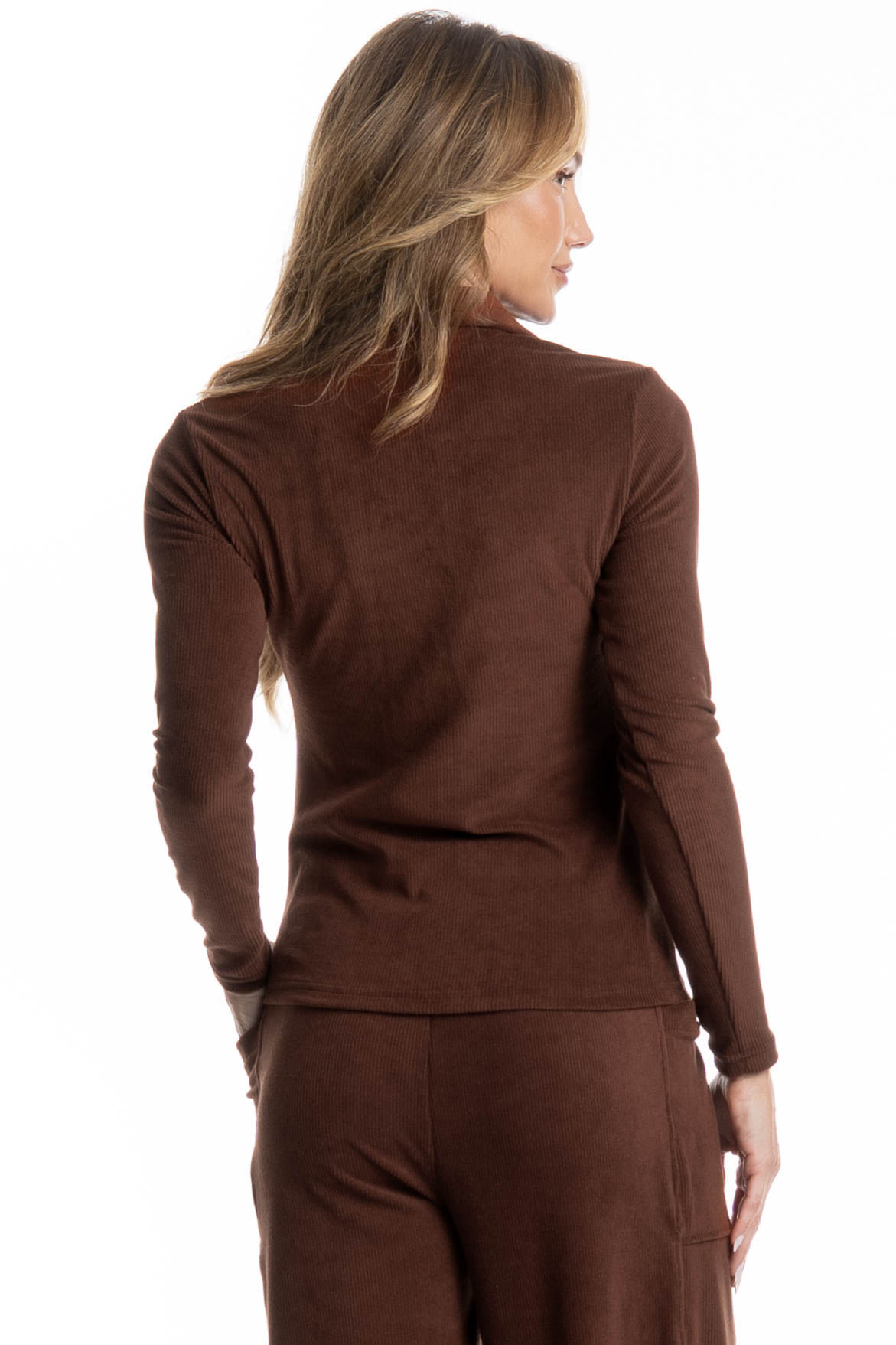 Blusa Polo Nicole Bege - Imagem 2