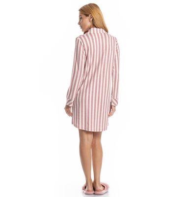 Camisão Manga Longa Abotoado Duda - Imagem 4 - Mobile