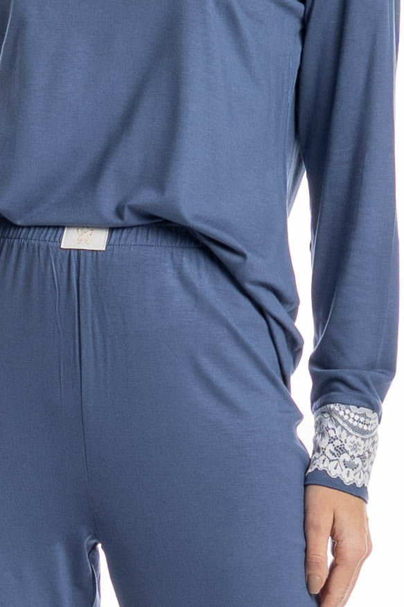 Pijama Feminino Longo Lily - Imagem 5 - Mobile