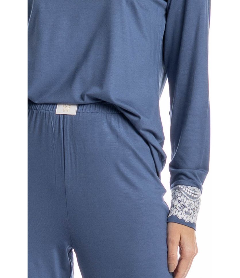 Pijama Feminino Longo Lily - Imagem 5 - Desktop