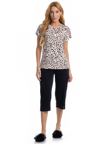 Pijama Feminino Pescador Loli Branco - Imagem 1