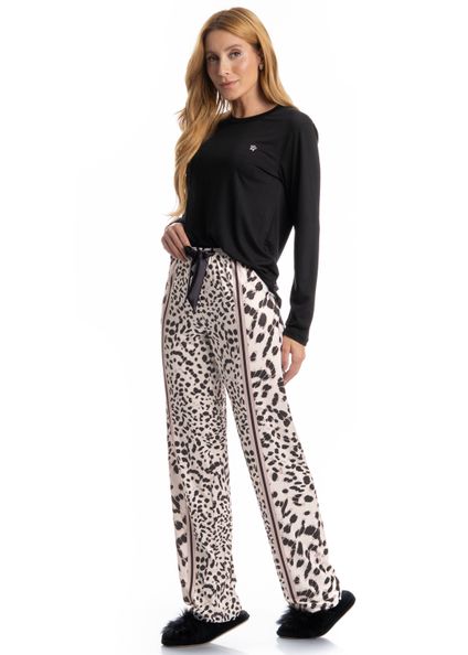 Pijama Feminino Longo Loli Branco - Imagem 1