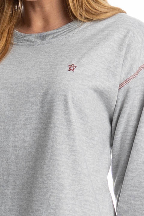 Pijama Feminino Longo Inês - Imagem 5 - Mobile