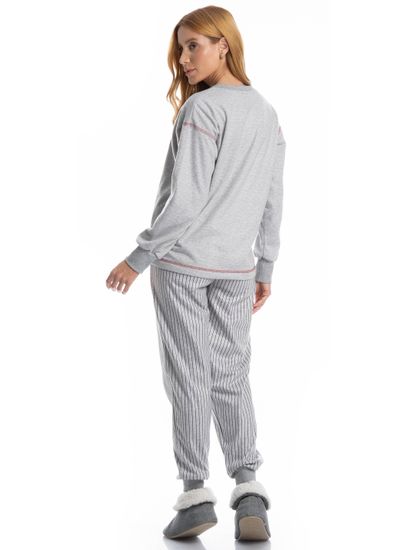 Pijama Feminino Longo Inês - Imagem 2 - Desktop