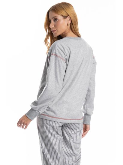 Pijama Feminino Longo Inês - Imagem 4 - Desktop