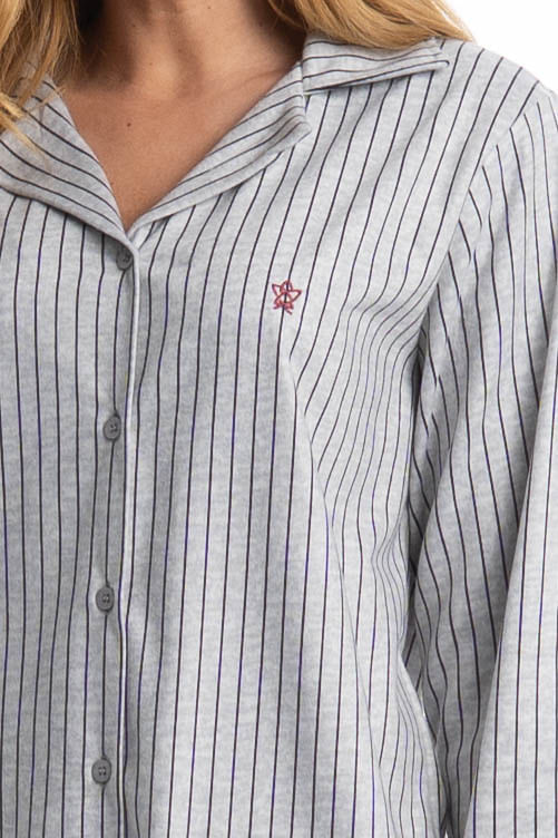 Pijama Longo Americano Inês - Imagem 5 - Mobile