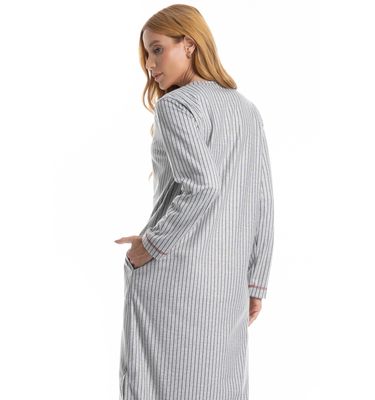 Camisão Feminino Longo Com Bolso Inês - Imagem 4 - Mobile