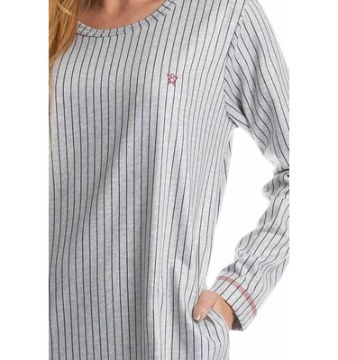 Camisão Feminino Longo Com Bolso Inês - Imagem 5 - Mobile