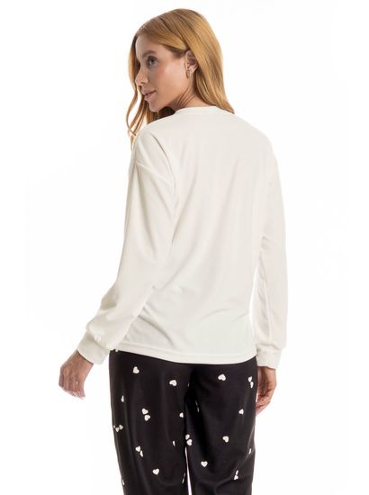 Pijama Longo Velvet Lovely - Imagem 4 - Desktop