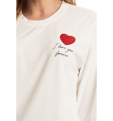 Pijama Longo Velvet Lovely - Imagem 5 - Mobile