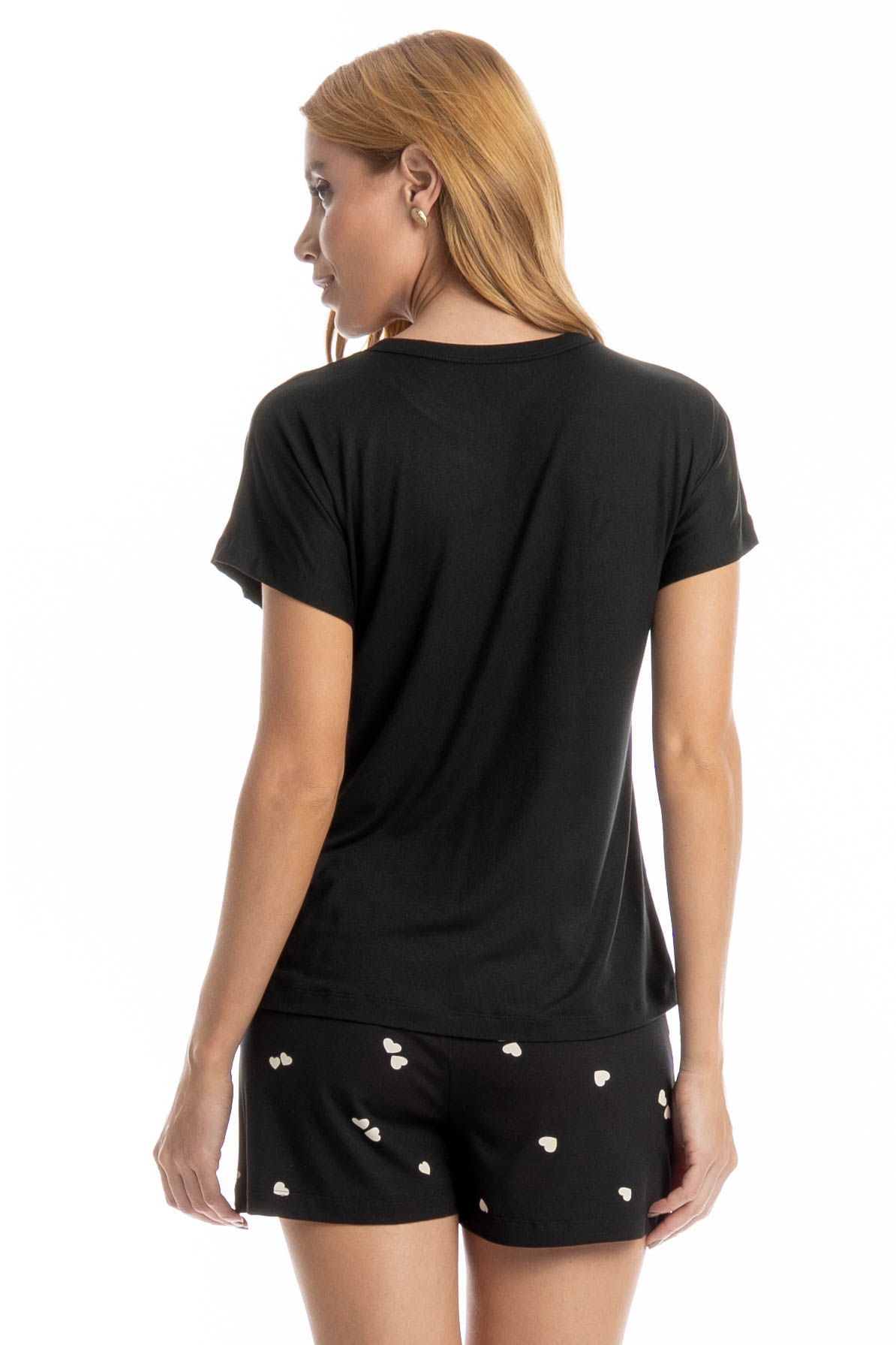 Pijama Feminino Curto Lovely - Imagem 2 - Mobile
