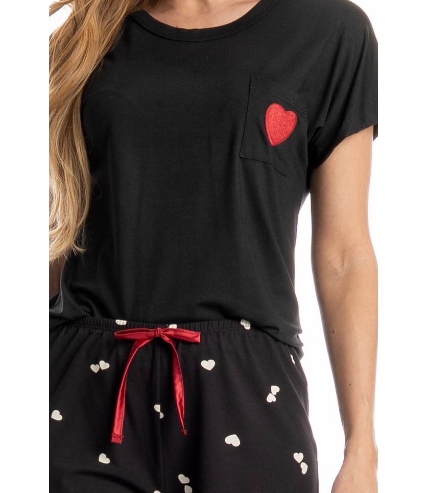 Pijama Feminino Curto Lovely - Imagem 5 - Desktop