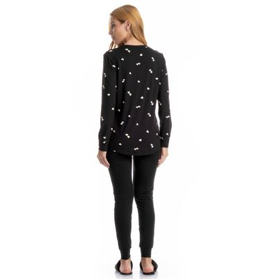 Pijama Feminino Legging Lovely - Imagem 2 - Mobile