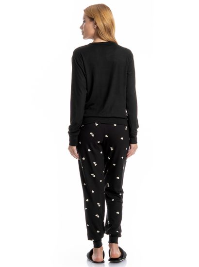Pijama Feminino Longo Lovely - Imagem 2 - Desktop